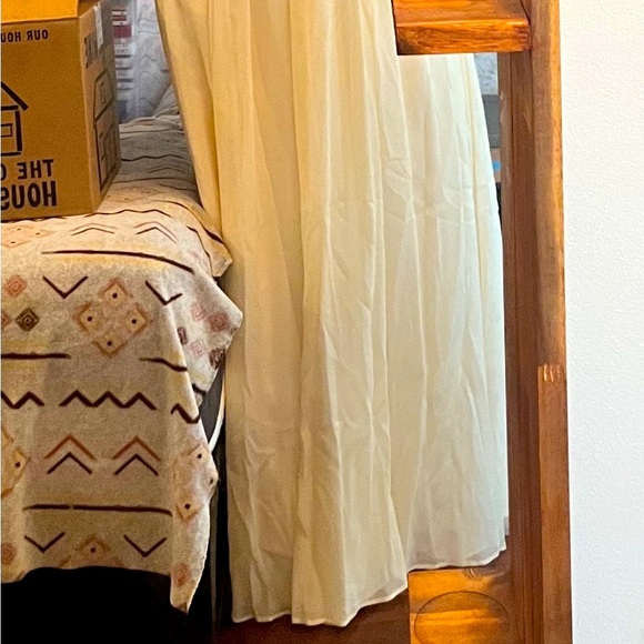 J. Crew Silk Formal Wedding Maxi Dress Sweatheart Cream - Picture 4 of 7